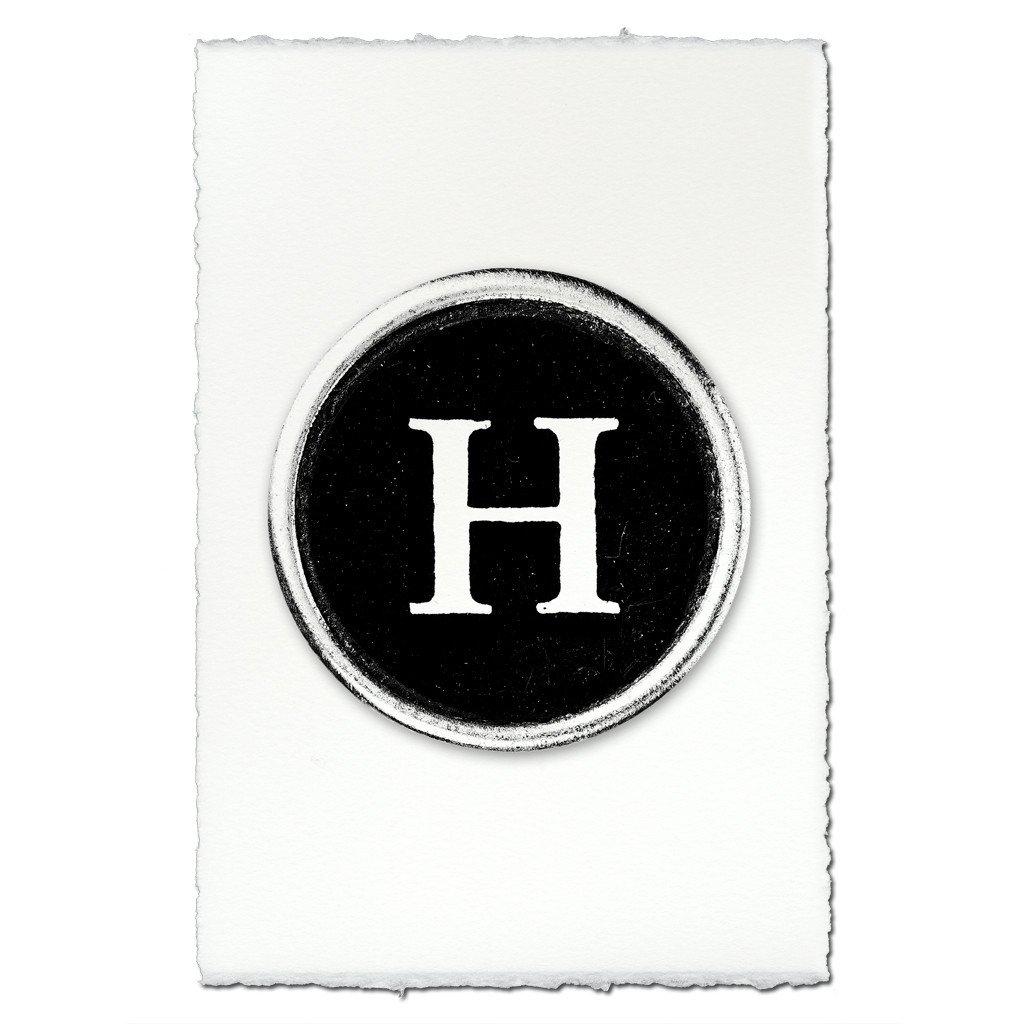 Typewriter Key "H"