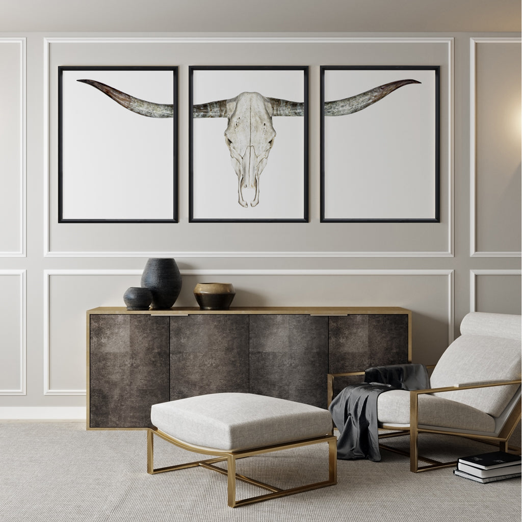 Longhorn Triptych