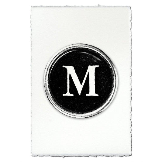 Typewriter Key "M"