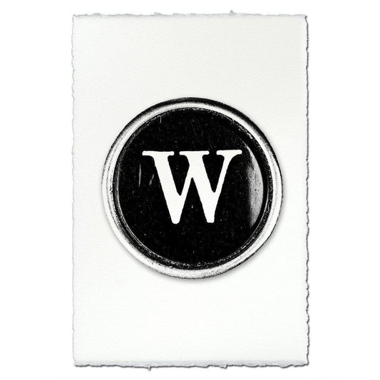 Typewriter Key "W"