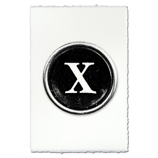 Typewriter Key "X"